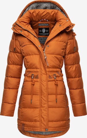 NAVAHOO Χειμερινό παλτό 'Daliee' σε πορτοκαλί: μπροστά