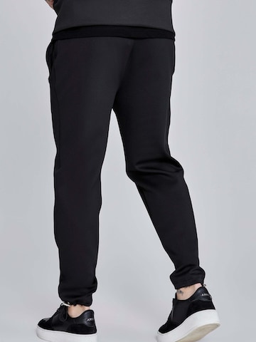 SikSilk Slimfit Sporthose 'Smart Joggers' in Schwarz