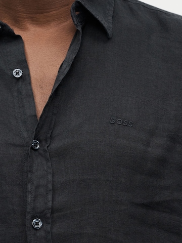 Regular fit Cămașă 'Relegant_6' de la BOSS pe negru