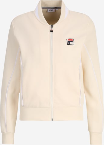 FILA Sweatvest 'LAIBEN' in Beige: voorkant