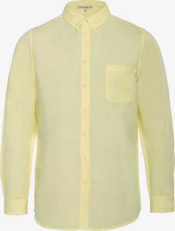 Living Crafts Comfort fit Button Up Shirt 'ROB' in Yellow: front