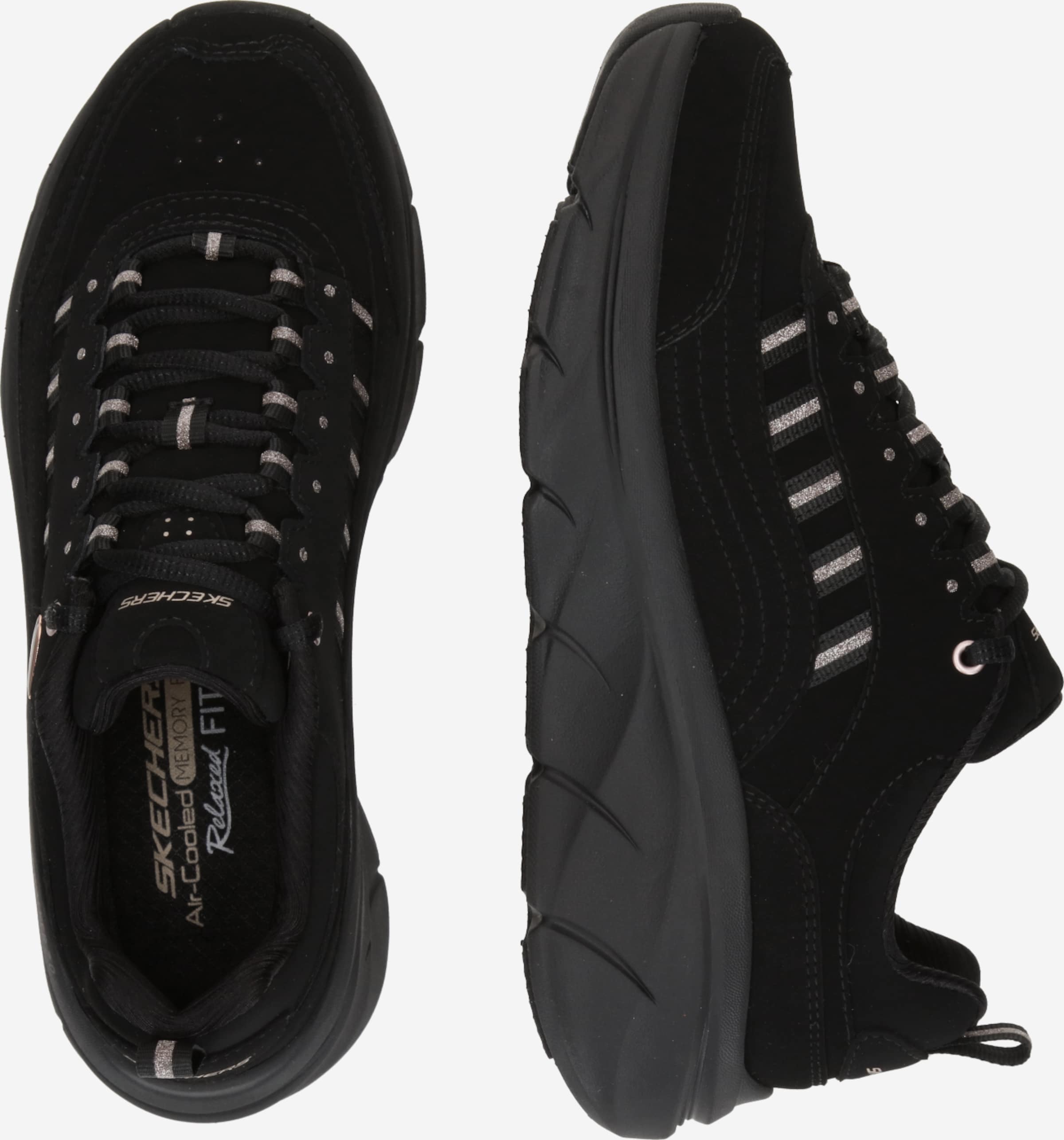 SKECHERS Sneaker low 'D'LUX WALKER 2.0' pe Negru | ABOUT YOU