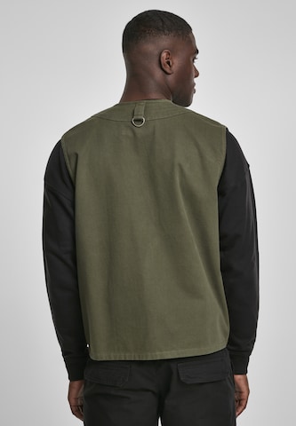 Urban Classics Vest 'Worker' in Green