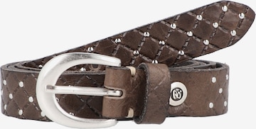 Ceinture b.belt Handmade in Germany en marron : devant