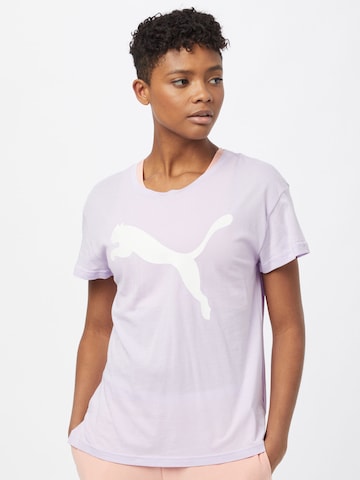 T-shirt fonctionnel PUMA en violet : devant