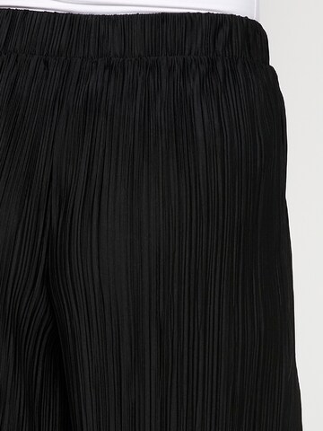 KOROSHI Wide Leg Hose in Schwarz