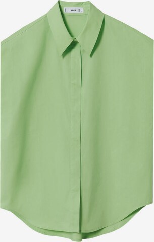 Camicia da donna 'MATRIS' di MANGO in verde: frontale