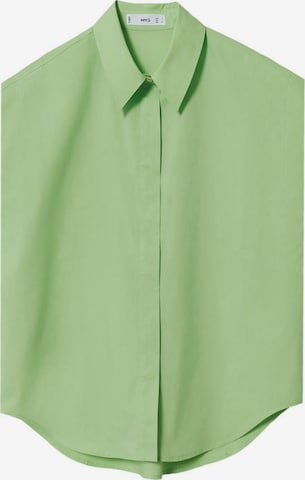 MANGO Blouse 'MATRIS' in Green: front