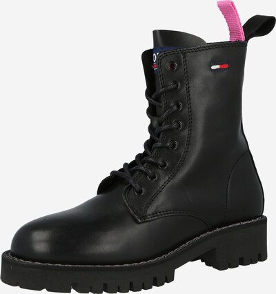 Tommy Jeans Lace-Up Ankle Boots in Blue / Pink / Red / Black / White, Item view