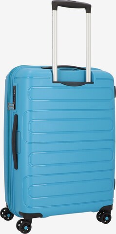 American Tourister Trolley 'Sunside' in Blauw