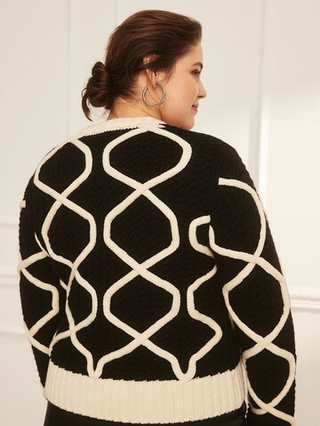 Pull-over 'Fiona' Guido Maria Kretschmer Curvy en noir