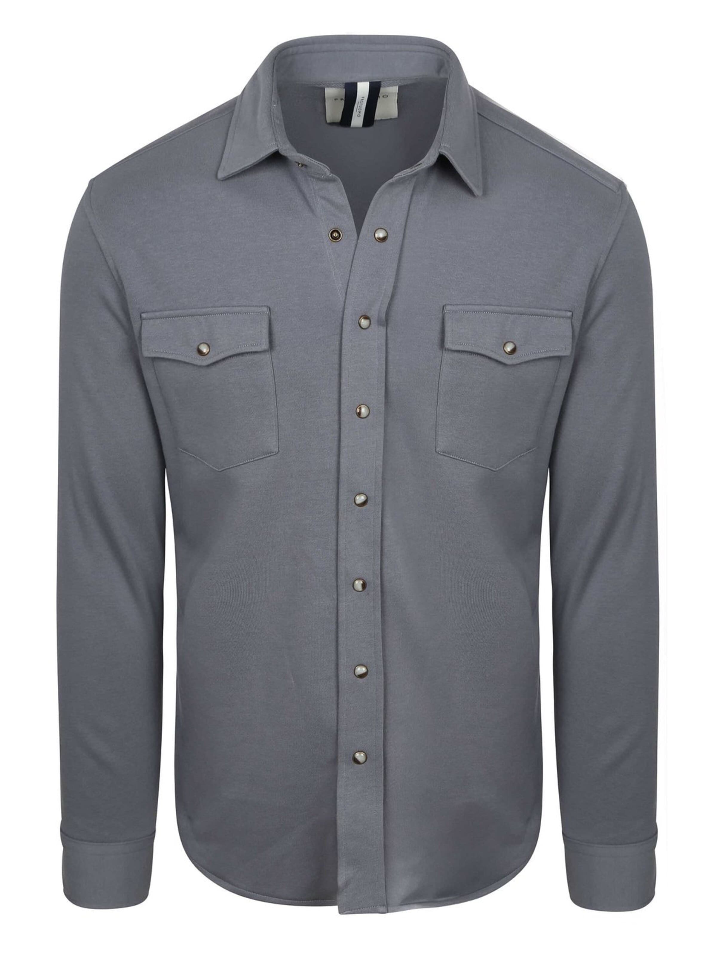 Profuomo Gebreid vest in Blauw: voorkant