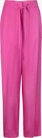 LIEBLINGSSTÜCK Loose fit Pleated Pants in Pink: front