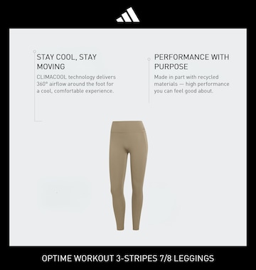 ADIDAS PERFORMANCE Skinny Sportnadrágok 'Optime' - barna