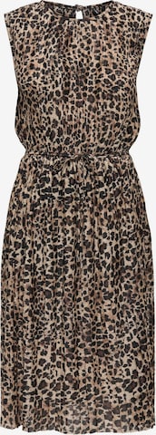 Robe 'ELEMA' ONLY en marron : devant