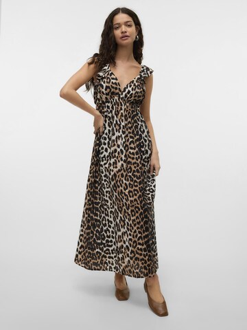 VERO MODA Jurk 'VMJOSIE' in Beige