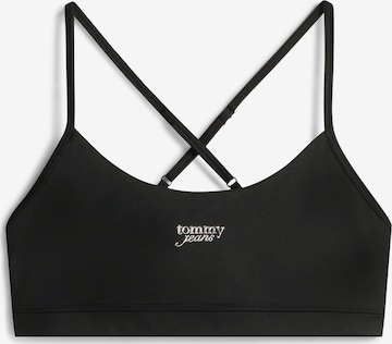juoda Tommy Jeans Biustjė Liemenėlė: priekis