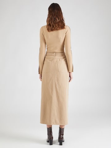 Copenhagen Muse - Falda 'METEOR' en beige