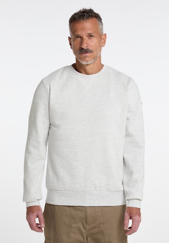 Sweat-shirt DreiMaster Vintage en blanc : devant