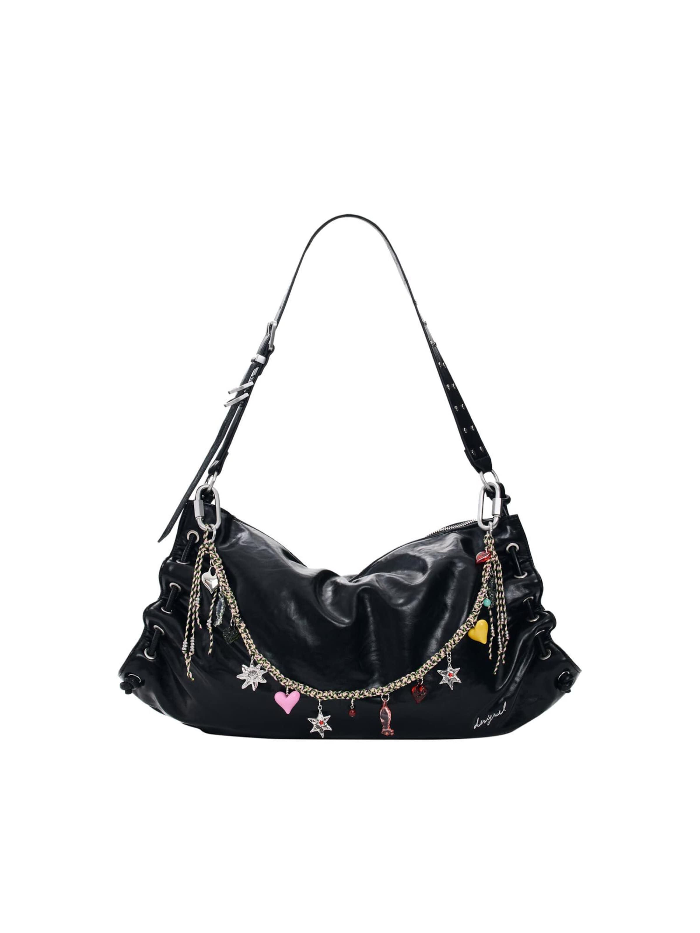 juoda Desigual Rankinė ant peties: priekis