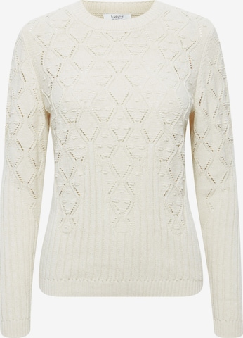 b.young Sweater 'Olgi' in White: front