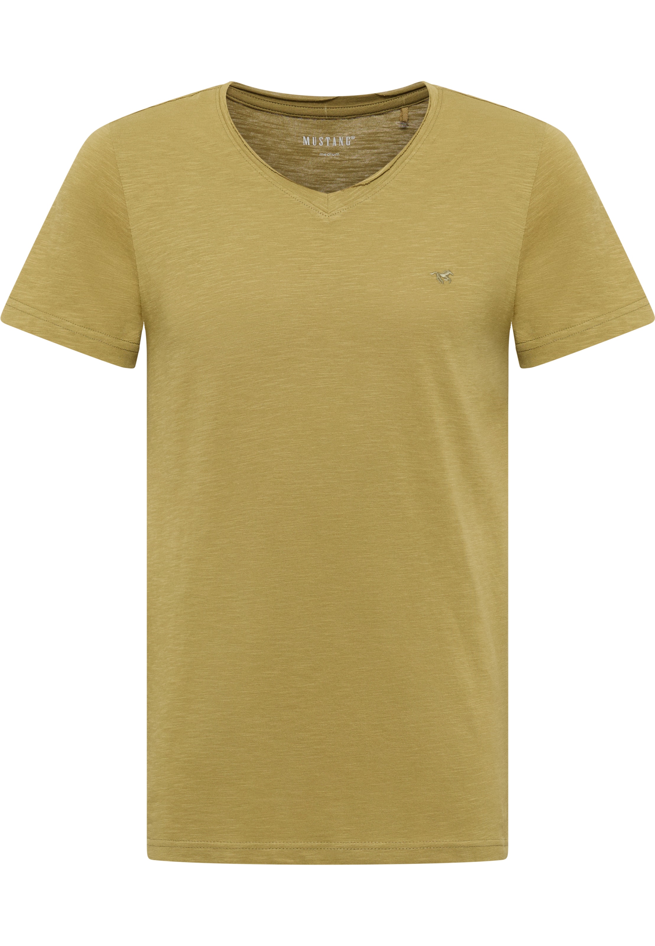 MUSTANG T-Shirt 'Amado ' in Grün: Vorderseite