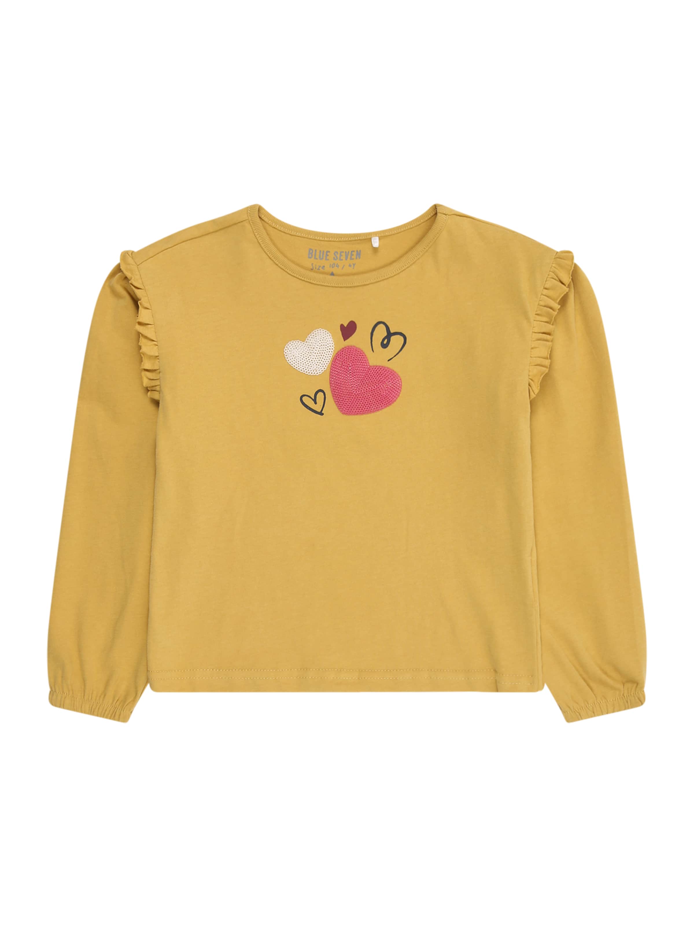 BLUE SEVEN Bluser & t-shirts i gul: forside