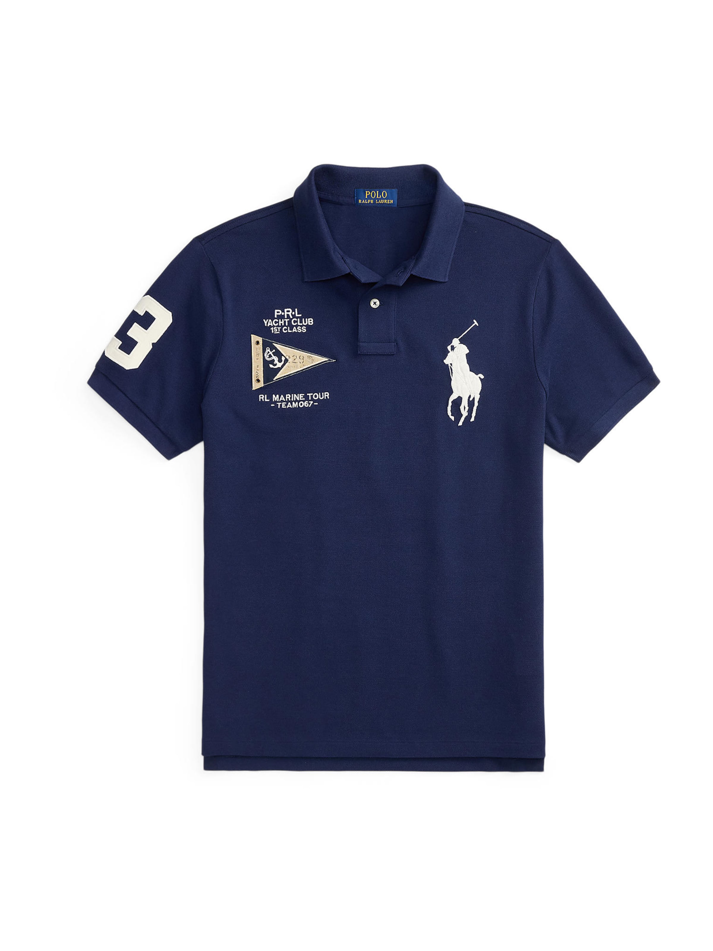 zils Polo Ralph Lauren T-Krekls: no priekšpuses