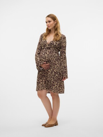Robe 'MLKELSEY' MAMALICIOUS en marron