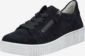 Baskets basses GABOR en bleu : devant