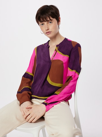 Emily Van Den Bergh - Blusa em mistura de cores: frente