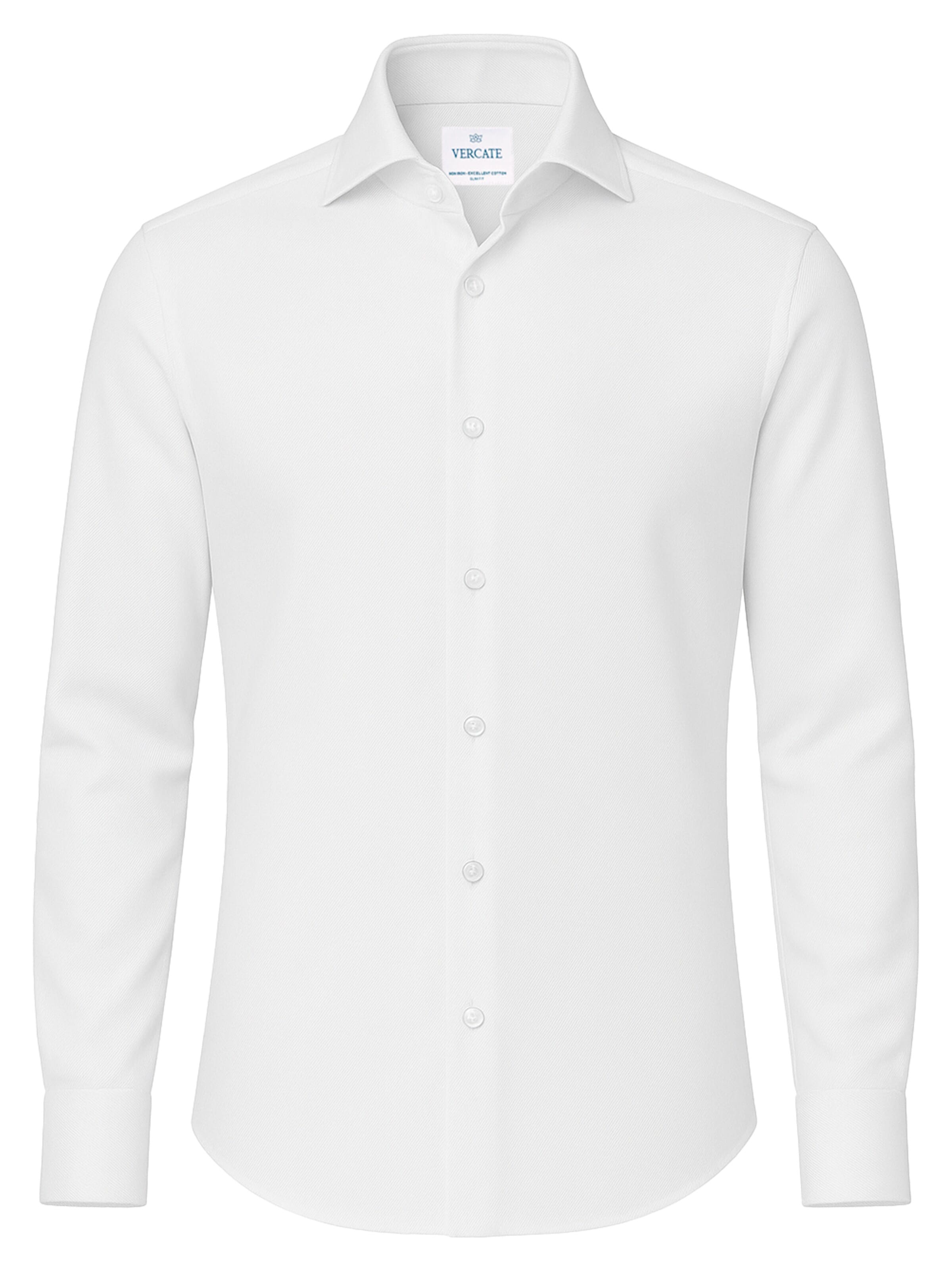Vercate Slim Fit Businesshemd 'No. 1'‌‌‌‌‌‌‌‌ in Weiß: Vorderseite