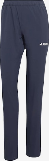 ADIDAS TERREX Hlače za vanjske uvjete 'Essentials' u mornarsko plava / bijela, Pregled proizvoda