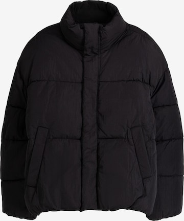 Bershka Between-Season Jacket in Black: front