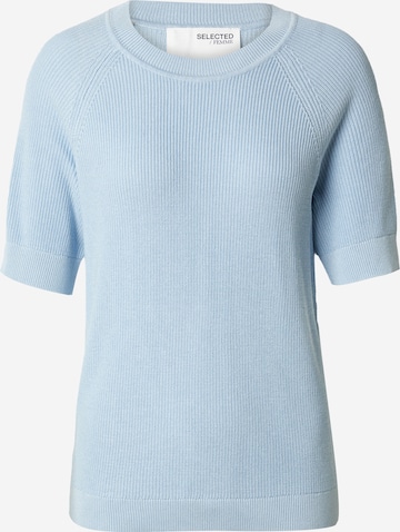 Pullover di SELECTED FEMME in blu: frontale