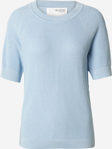 SELECTED FEMME Pullover in Blau: predná strana