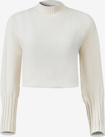 SASSYCLASSY Oversizepullover in Weiß: Vorderseite