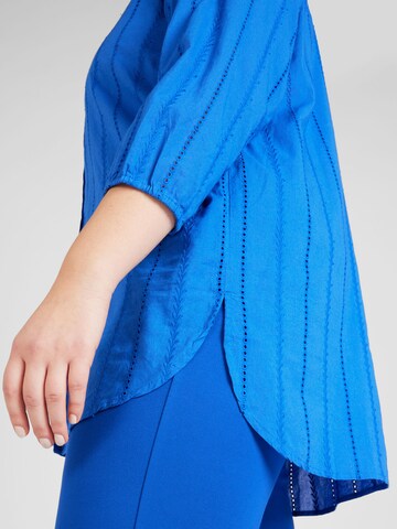 ONLY Carmakoma Blouse 'LINNA' in Blue