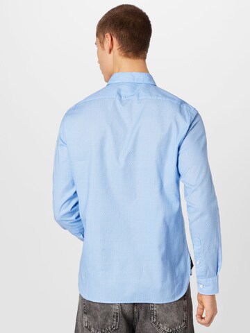 BOSS Black Klasický střih Košile 'Liam' – modrá