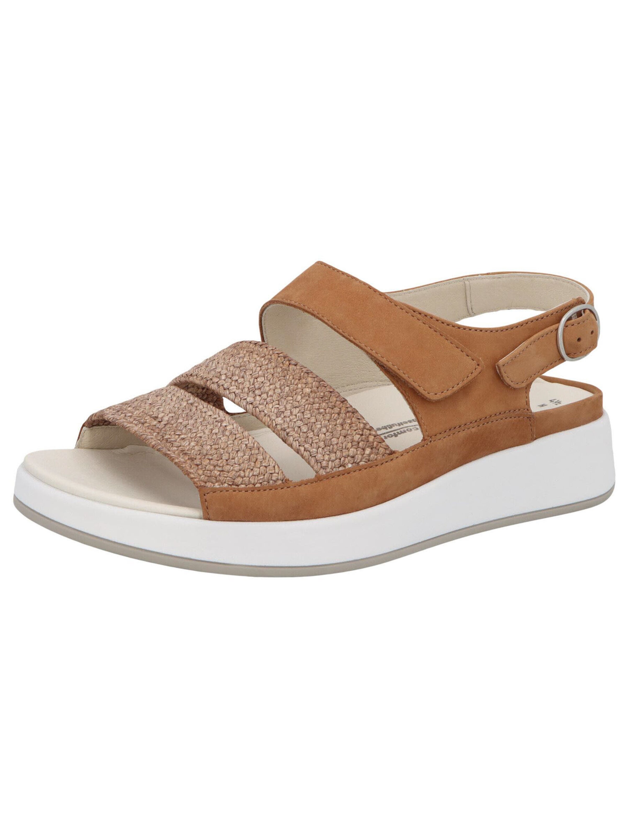 SOLIDUS Sandals 'Hannah' in Brown: front