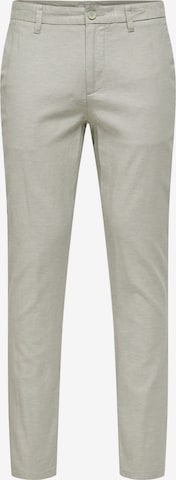 Only & Sons - Pantalón chino 'ONSMARK' en gris: frente