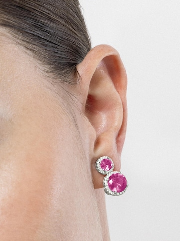 Luxenter Örhängen 'Pruka' i rosa