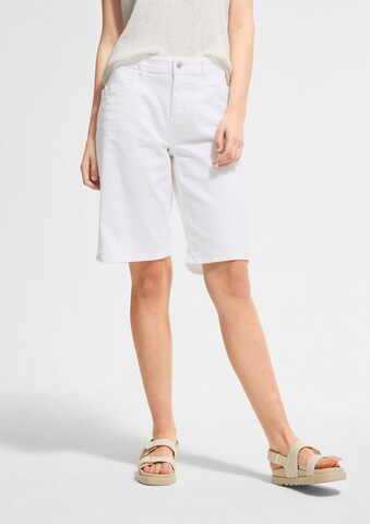 comma casual identity Pants in White: front