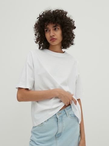 T-shirt oversize 'Nola' EDITED en blanc : devant