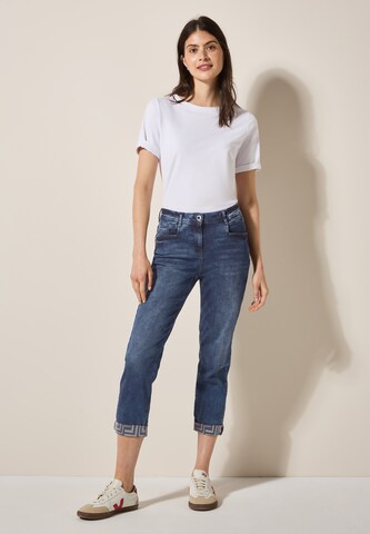CECIL Slimfit Jeans in Blau