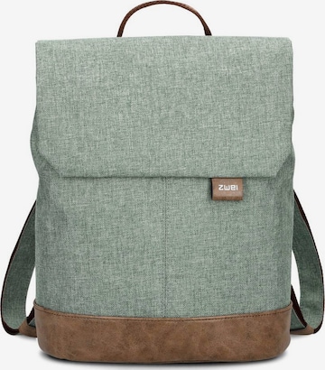 ZWEI Backpack 'Olli' in Green: front