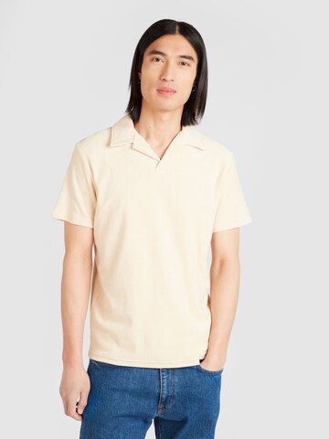 SELECTED HOMME T-shirt 'TALON' i beige: framsida