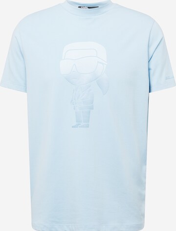 T-Shirt Karl Lagerfeld en bleu : devant