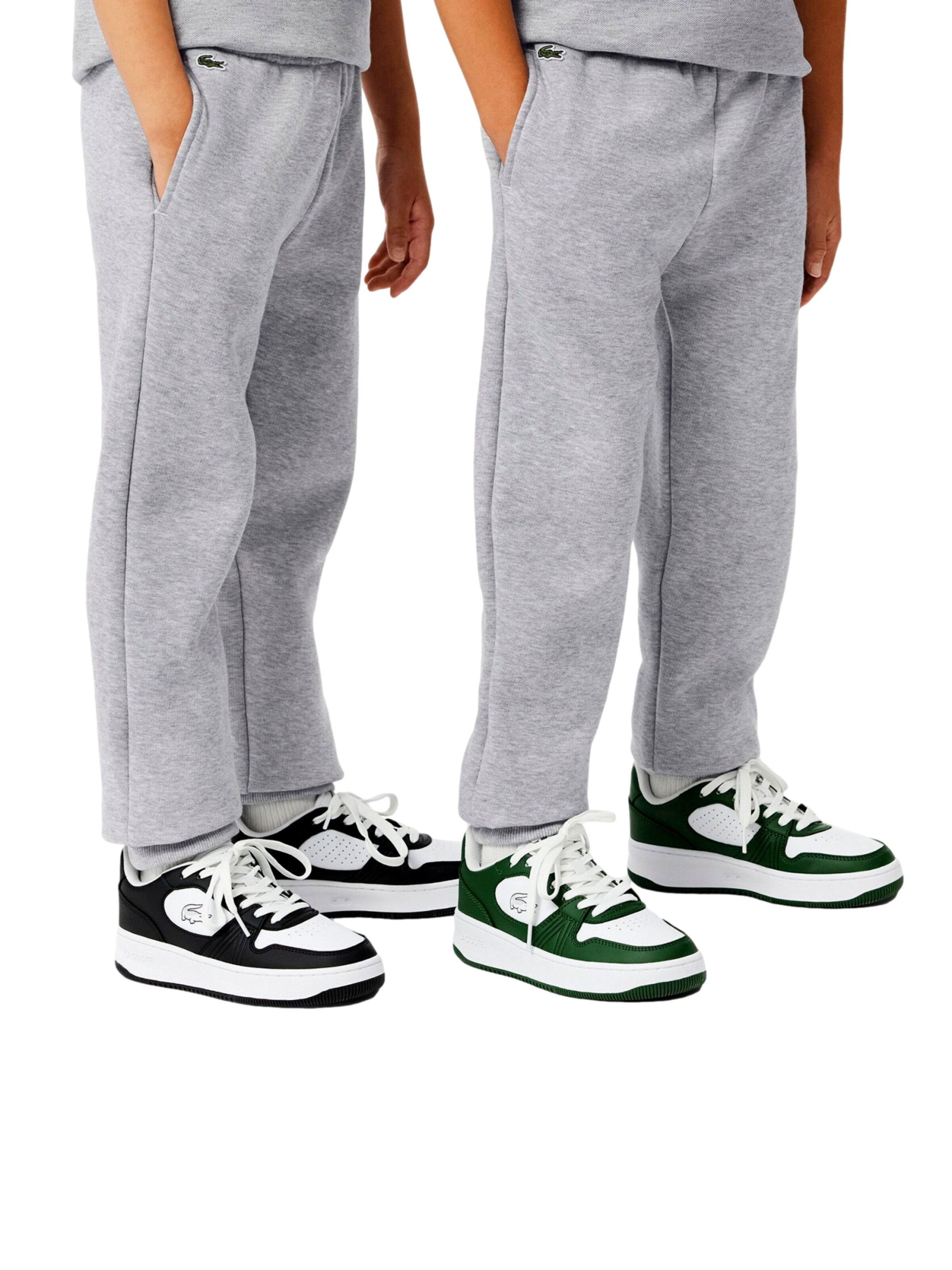 LACOSTE Regular Sportbroek in Grijs