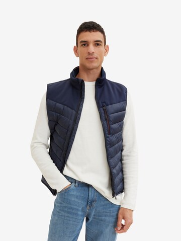 Gilet TOM TAILOR en bleu